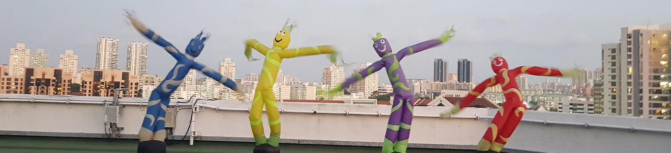 Dancing Man Mascot