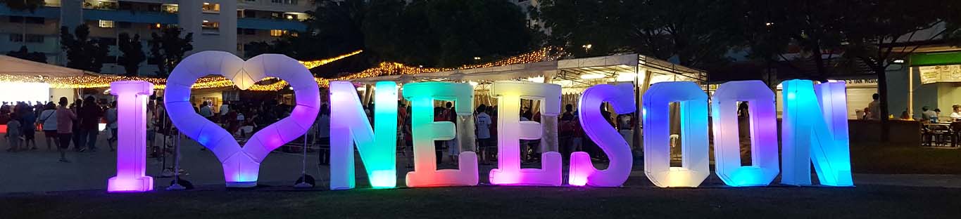 Giant LED Alphabets