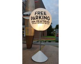 Lighted Balloon Stand